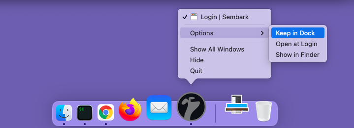 Image showing Dock on MacOS System